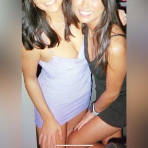 Lucy in the sky mini purple dress